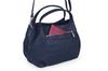 Borsa in Pelle Vera Pelle Bolsa Blu Navy
