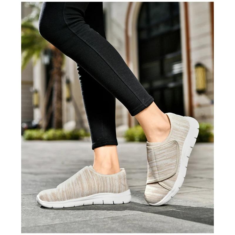 Women Orthopedics Wide Feet Swollen Walking Casual Shoes Thumb Eversion Adjusting Soft Comfortable Diabetic Man Shoes Big Size