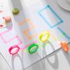 5 Rolls Transparent Label Stickers 5 Rolls Marking Sticker Highlighter Sticker  Office Supplies