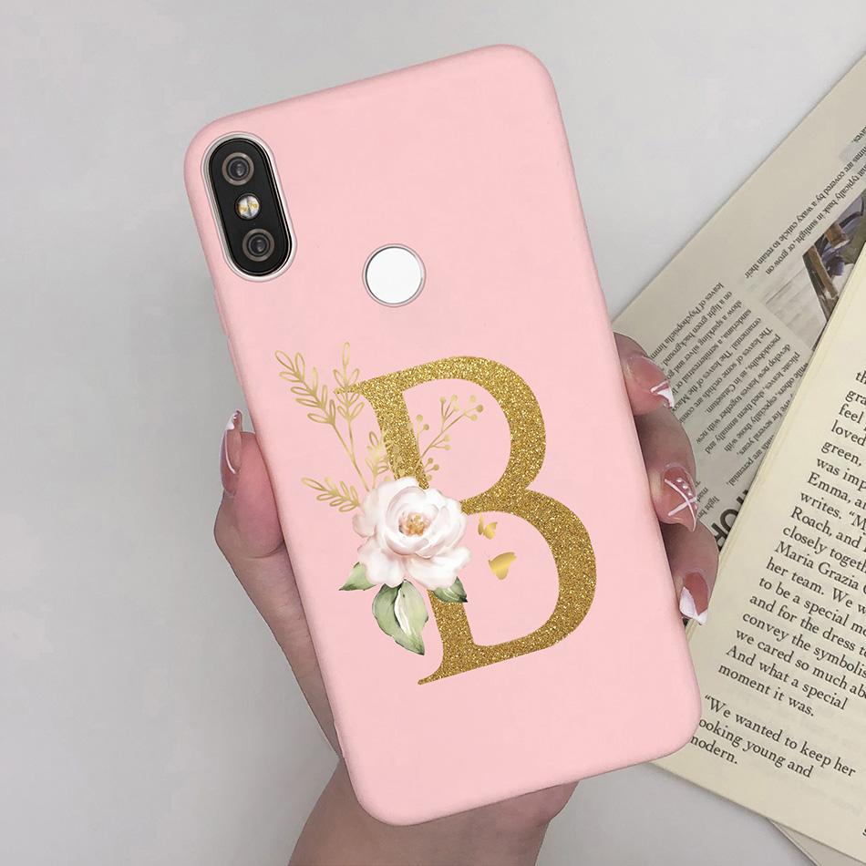 Case For Xiaomi Mi A2 A 2 Lite A1 A 1 MiA2 MiA1 Cute Letters TPU Silicone Bumper Soft Back Cover for Xiaomi Mi 5X 6X Phone Case