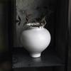 Creative White Ceramic Vase Minimalism Flower Pots Desk Decoration Flowers Arrangement Floral Vases Room Aesthetic Decor