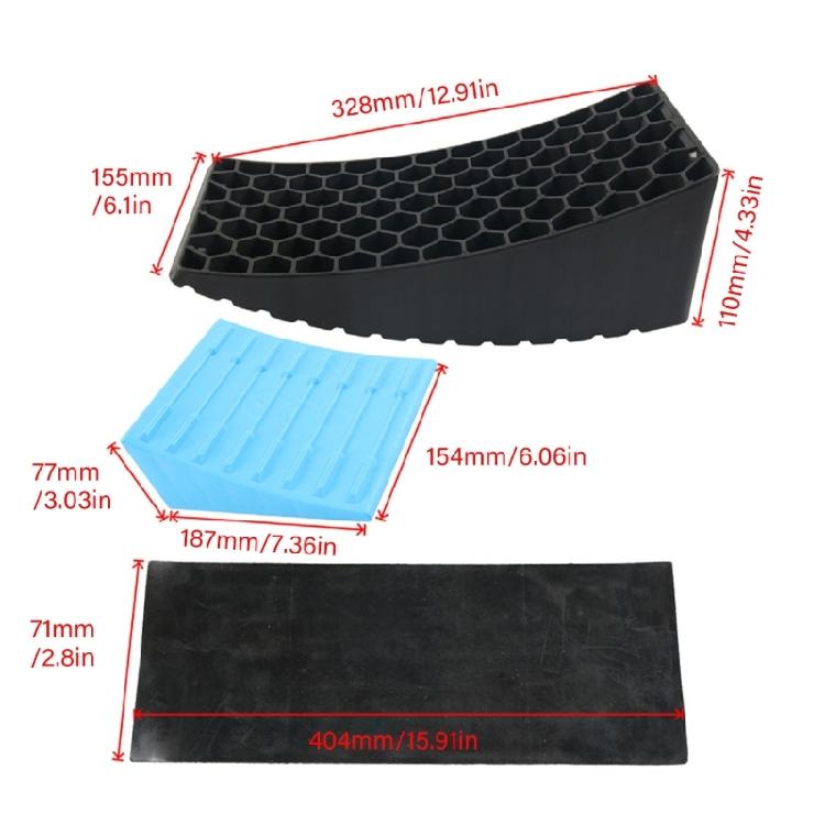 RVs Leveler Accessories for Double Axles Tandem Wheel Travel Trailer RVs Leveling Blocks Campers Leveler System Up to 35
