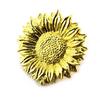 Les Trésors De Lily [N5262] - Gold 'Vincent Van Gogh' Pin Brooch (sunflower)