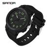 Sanda Trendy Luminous Waterproof Quartz Watch for Teens - Simple, Versatile Pointer Style.