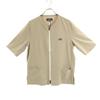 Brand New Quolt Short Sleeve Zip Shirt M Beige HYKE ZIP-SHIRTS Men's Used