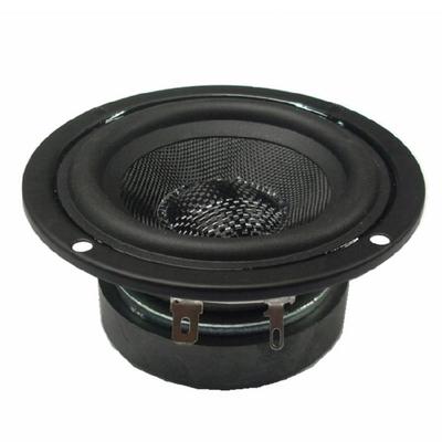Verbessert den Bass 4,5-Zoll-Tieftöner Subwoofer HiFi-Lautsprecher HiFi-Klang, Glasfaser-Konstruktion, 4 Ohm, 30W Nennleistung
