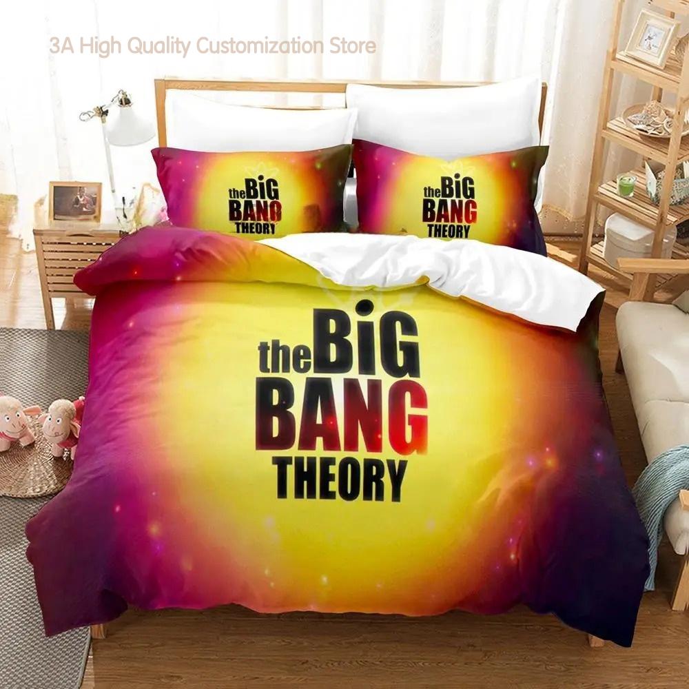 The Big Bang Theory Beding Set Single Twin Ful Quen King-Sized Dimensionsd Dimensions Bed Linen Set Aldult Young Boys Bedrom Duvetcover Sets 3D Print