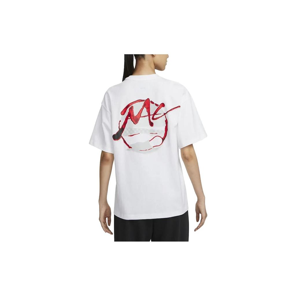 Nike Drop Shoulder Sleeve T Shirt Women's White FN4176-100