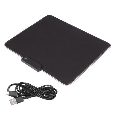 RGB Mouse Pad 300x250x4mm 11.8x9.8x0.2in 12 Lighting Effects USB Wired LED Gaming Mouse Mat for Low DPI Game