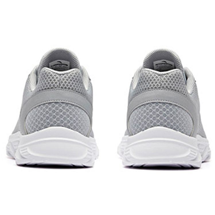 Anta Lightweight Comfortable Sports Slip Resistant Durable Low Top Casual Shoes Men Casual Shoes Gray White 91915529-2