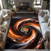 Tappeto in Velluto di Cristallo con Stampa Calcio Hull City, Comodo Assorbente d'Acqua Antiscivolo Tappeto per Pavimento Interno