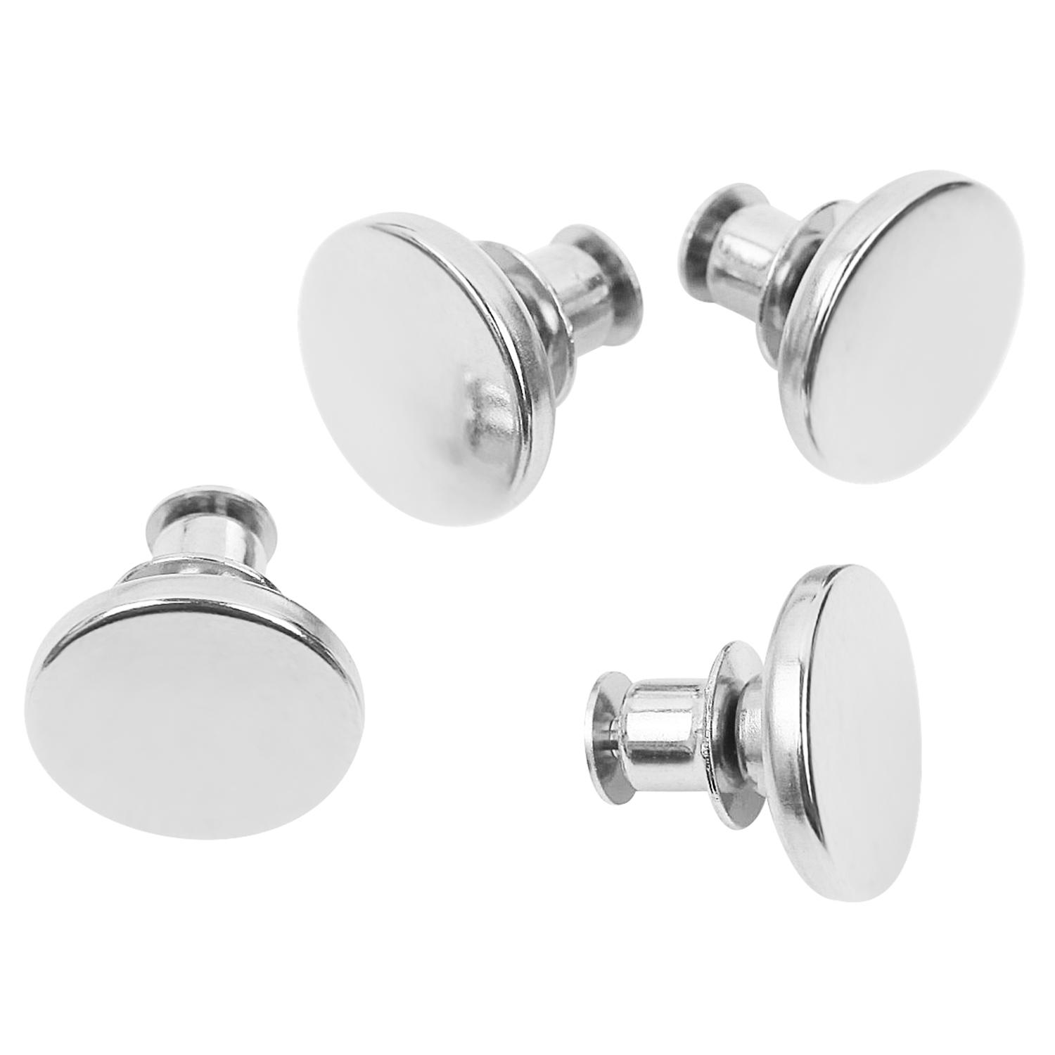 

Пряжка для джинсов без гвоздей, 4 шт. серебряный