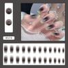 24Pcs Korean Fresh False Nails Patch Artificial Press On Wearing False Nails Detachable Fake Fingernails Full Cover Nail Tips