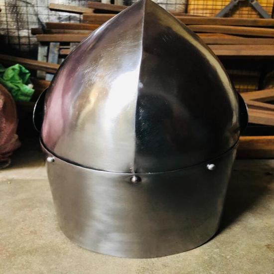 Medieval Barbuta Visor Helmet, Knight Helmet, Warrior Helmet, Best gift, Home Decor item