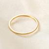 Exquisite Ring Eye-catching All-match Decorative Glittery Titanium Steel Simple Couple Ring for Anniversary
