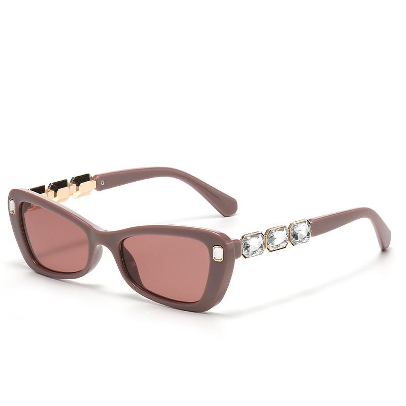 

Rhinestone Cat Eye Sun Glasses for Women Black Y2K Diamond Sunglasses Vintage Men Bling Party Sun Glasses UV400 Eyewear