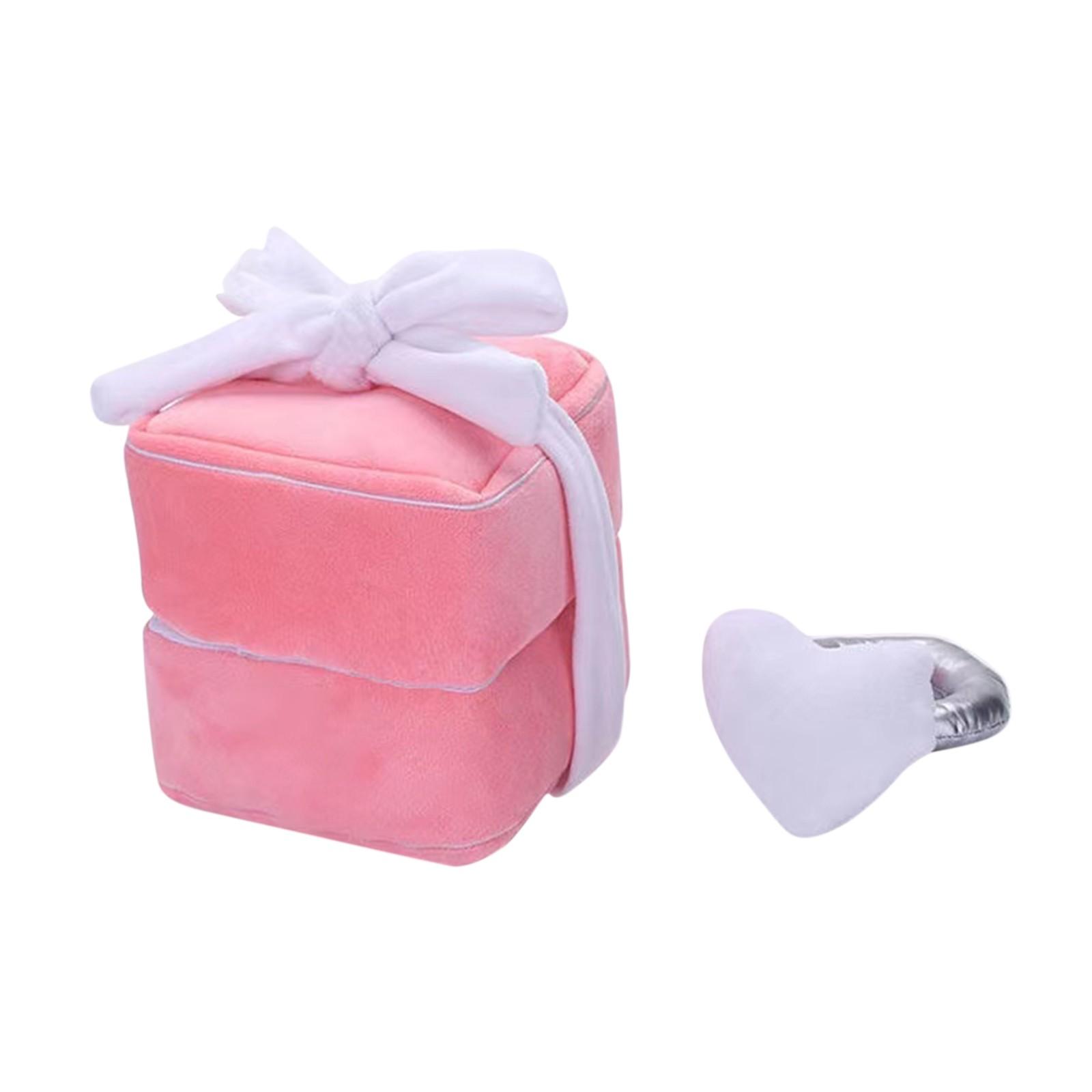 

Plush Heart Ring Set Valentine Day Gift Ring Toy Romantic Couple Wedding Anniversary Present Cute Plushie Accessories One Size розовый