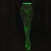 Svítící punčochy ze síťoviny ve tmě - Sexy, zeštíhlující, fluorescenční punčochové kalhoty s dutým designem