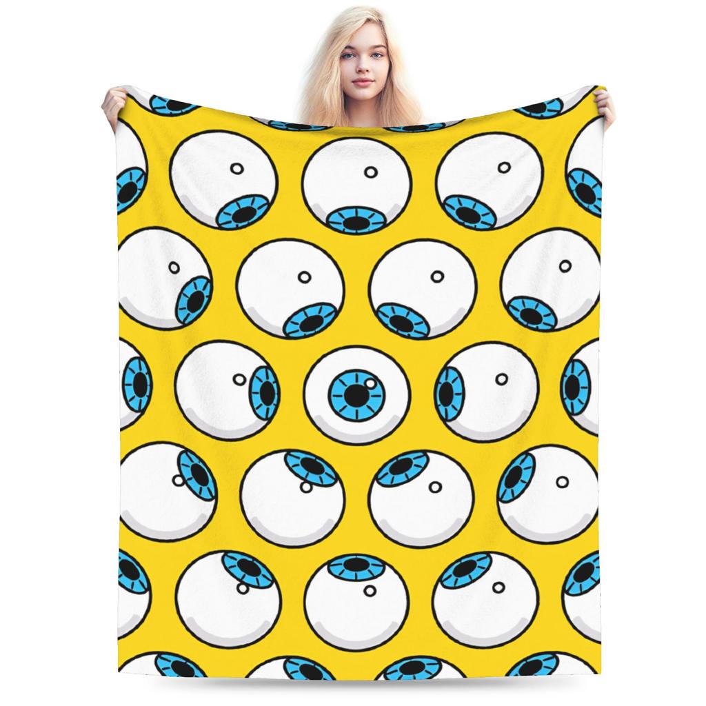 Eye Pattern Blanket Quality Soft  Throw Blanket Winter Kids Adult Home Decor Fluffy Bedspread