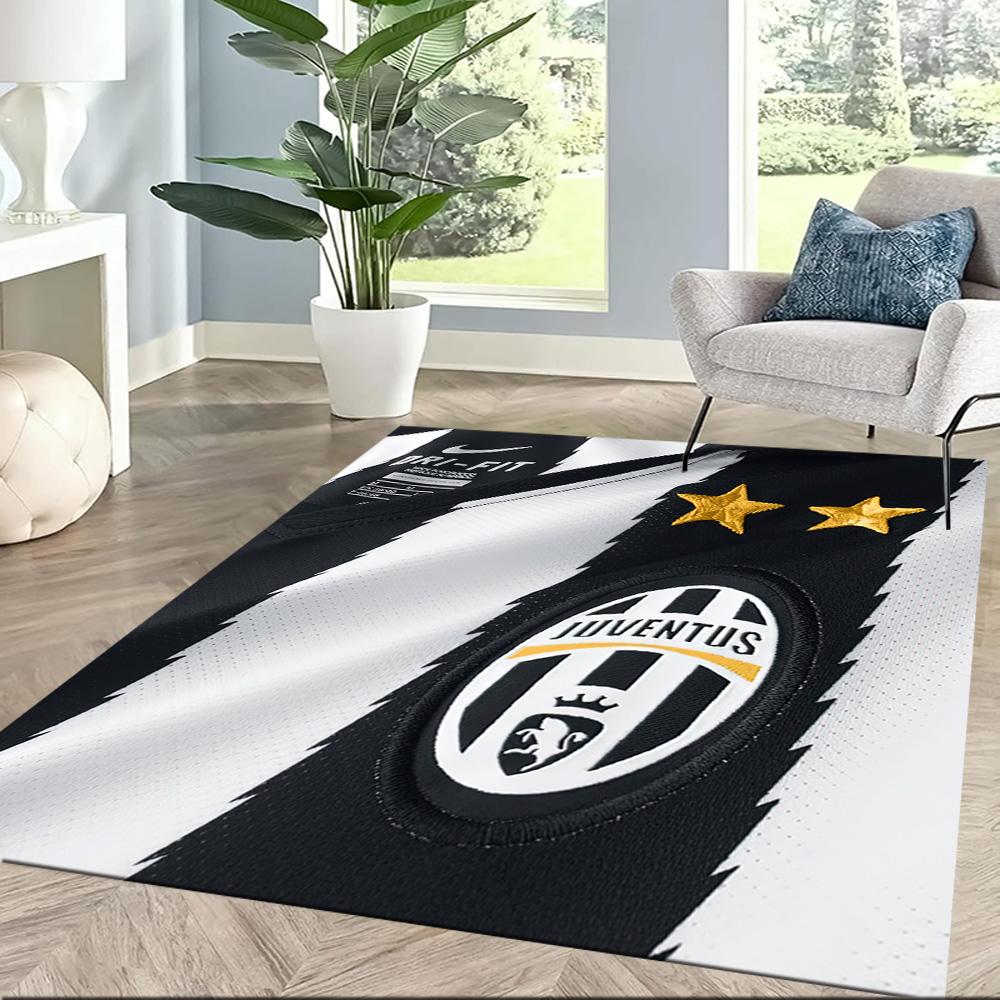 Juventus Floor Rug Office Rug Design For Game Room Entryway Living Rooms Dormitory Antislip Carpet Office Home Decor Perfect Gift For Friends Family
