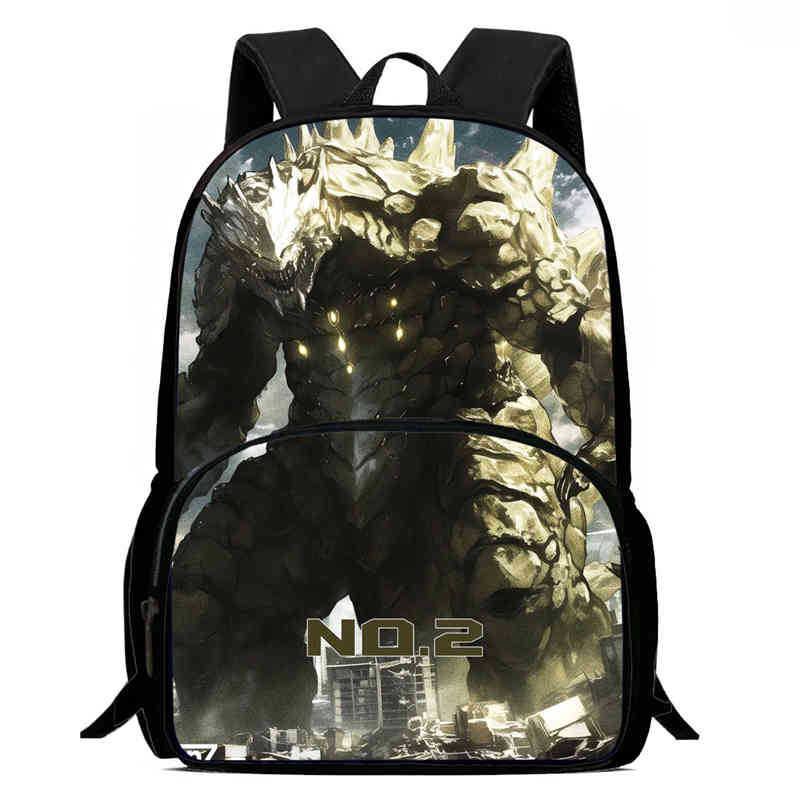 Monster No. 8 Schoolbag Multi-Functional Cross-Border Backpack