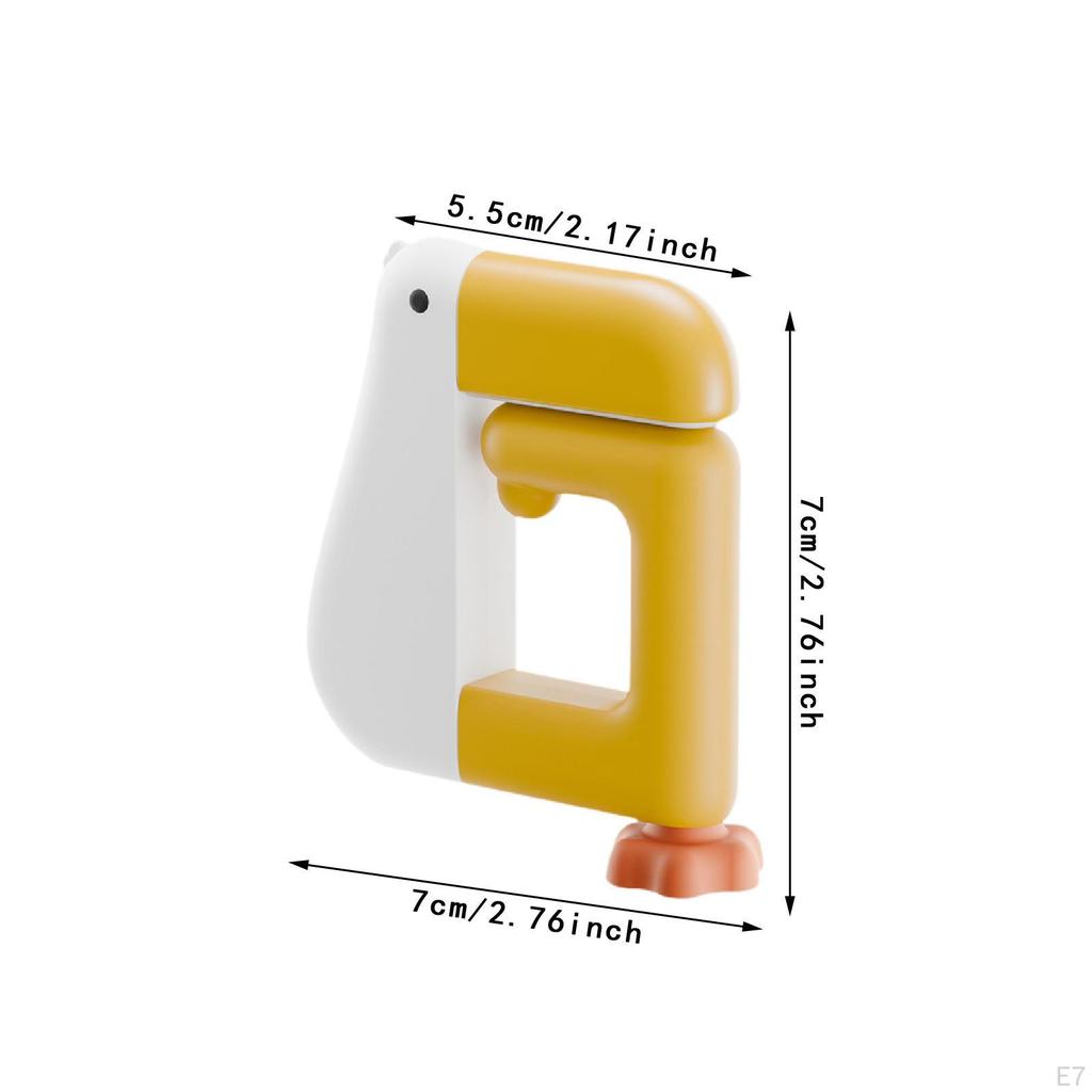 Duck Shaped Table Hook Handbag Hanger Cartoon Foldable Schoolbag Holder Purse for Bar