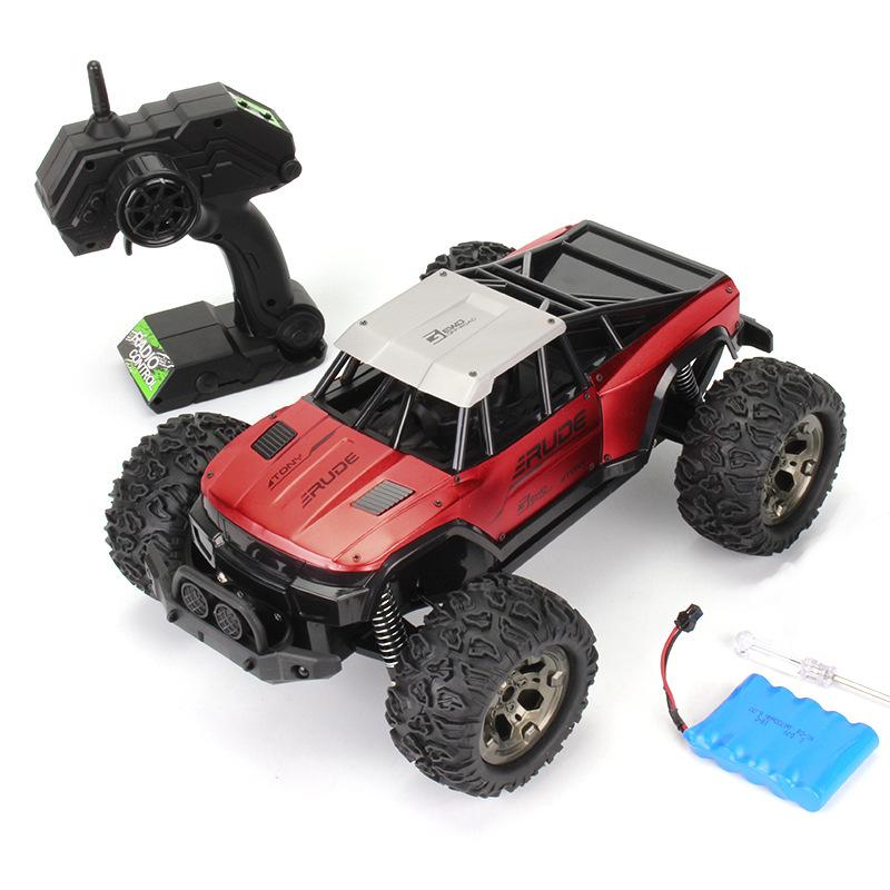 1:12 Alloy RC Off-Road Bigfoot Truck, 25km/h High Speed 2.4G Remote Control Toy for Kids Indoor Outdoor Play
