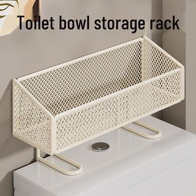 Rack de Armazenamento para Vaso Sanitário de Banheiro com Prateleira - Organizador Multifuncional para Lavabo