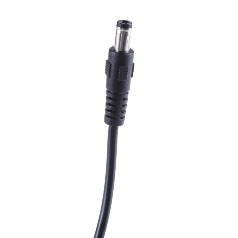 DC5.5x2.1mm Splitter Power Cable 18AWG Male to 2 Male Connectors for Security Cameras, LED Lights 30CM