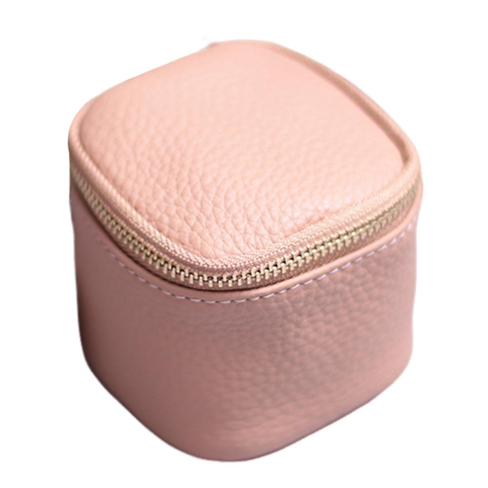 Small PU Leather Cosmetic Bag Square Shape Mini Size Coin Purse Waterproof Portable Design Clutch Bag Key Storage