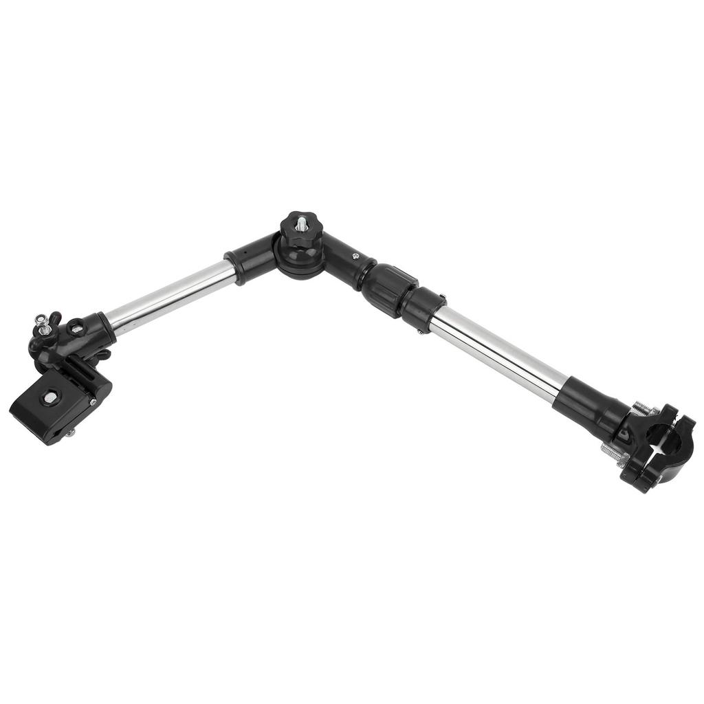 Stainless Steel Bike Umbrella Stands 360 degrees    Telescopic Outdoor Wheelchair Umbrella Bracket