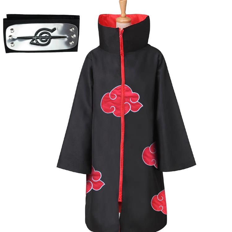 Naruto Akatsuki Cloak Cosplay Costume: Uchiha Itachi, Deidara, Sasori, Obito, Tobi, Fourth Hokage Edition