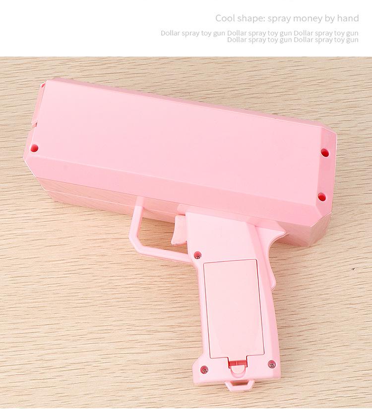 Gold Money Gun: Electric Cash-Spraying Toy for Fun and Relaxation