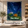 Adventure Time Cartoon Tapestry, Personalized Custom Text, Wall Hanging Tapestry For Living Room Home Wall Decor