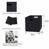 Collapsible Fabric Cube Storage Bin with Carrying Handles Ideal Home Office Dorm Room Clothing Toy Document Organization