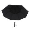 Fan Umbrella 8 Ribs Straight Handle Rechargeable Vinyl Pongee Fabric with Cooling Fan Sun Rain Umbrella for Outdoor