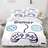 Game Printed Soft Duvet Cover Set Gamepad Video Game Controler Beding Set for Children Kids Tens Young Boys Bedrom Comfortable Quilt Cover featuring