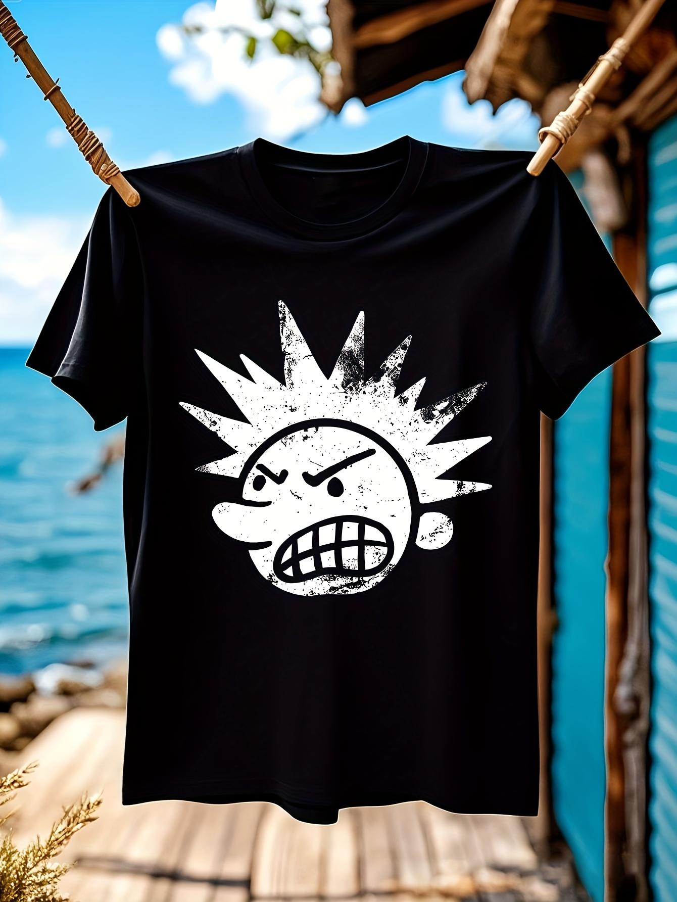 Y2K Graphic Tshirt Graphic Tshirt - Black with Bold White... S
