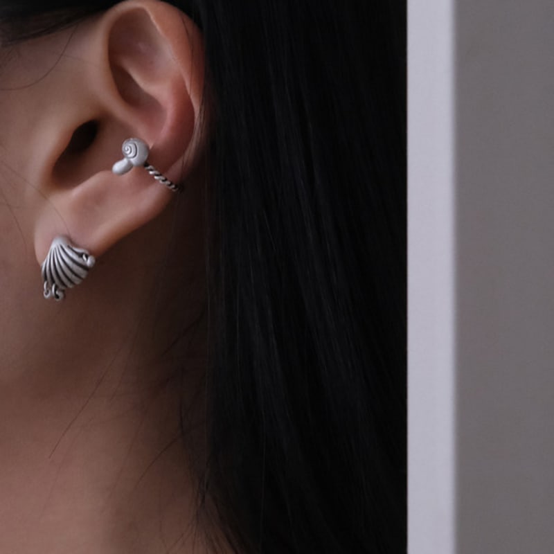 Reinheart Planet Mushroom Earcuff