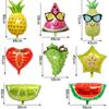 8pcs Fruit Foil Helium Balloons Party Decoration Supplies for Summer Beach Party