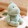 Cute Little Green Dragon Doll Dinosaur Plush Toy Boy Gift Green Dinosaur Doll Throw Pillow Rag Doll Grab Machine