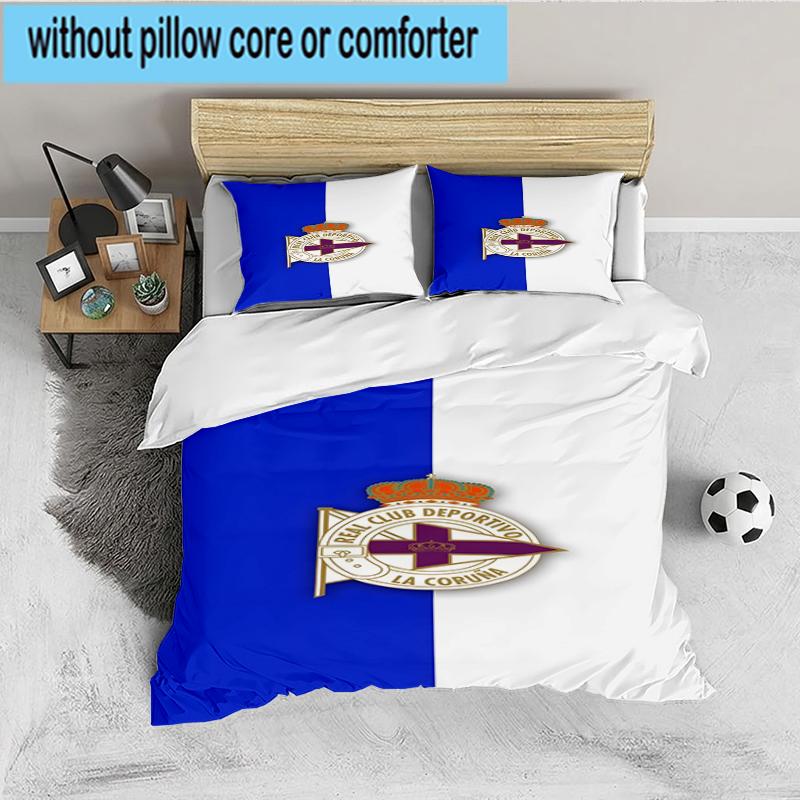 3PCS Deportivo Football Bedding set,Ideal for1pc Duvet Cover And 2pcs Pillowcases Perfect for Christmas gift,Ideal for Bedroom, Dormitory