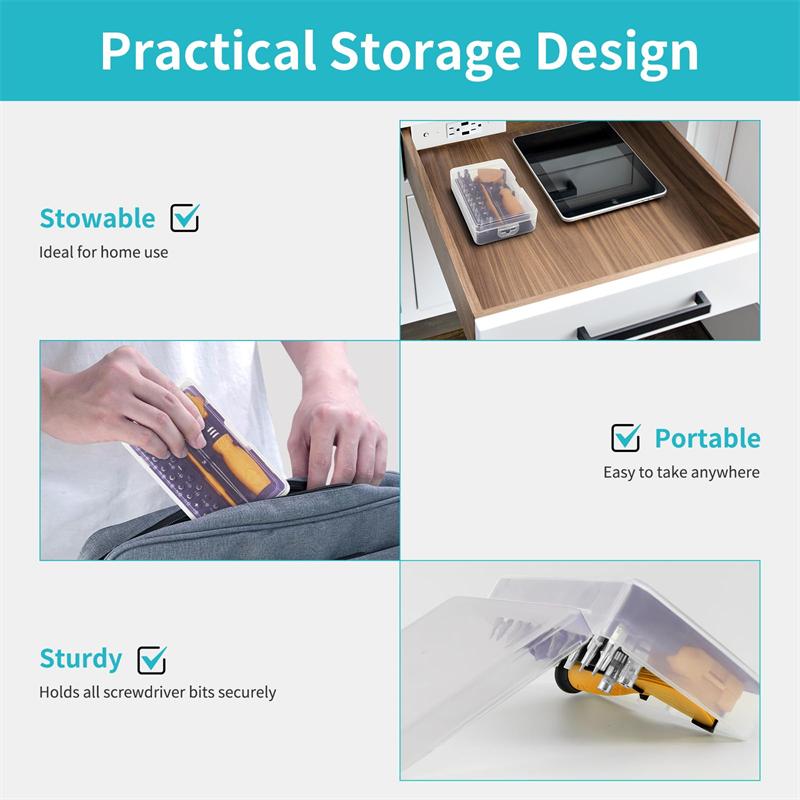 33 In 1 Precision Screwdriver Set Electronics Repair Tool Kit for Computer Laptop Nintendo Phone PS4 with  for Beginner IT DIY