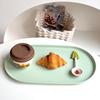 Nordic Decor Itemative Tray Stackable Oval Tray Food Fruits Jewelry Plate Storage Tray Breakfast Dinner Tray Kitchen Accessories