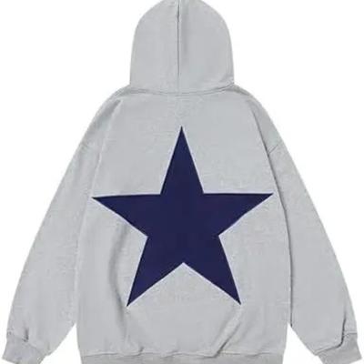Sternenmuster Oversize Y2K Hoodie Modische Sportbekleidung Herren Sweatshirt Herren Damen Kapuzen-Oversize Streetwear Hoodie