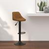 Day and Night - Day and Night Brown Velvet Kitchen Stool
