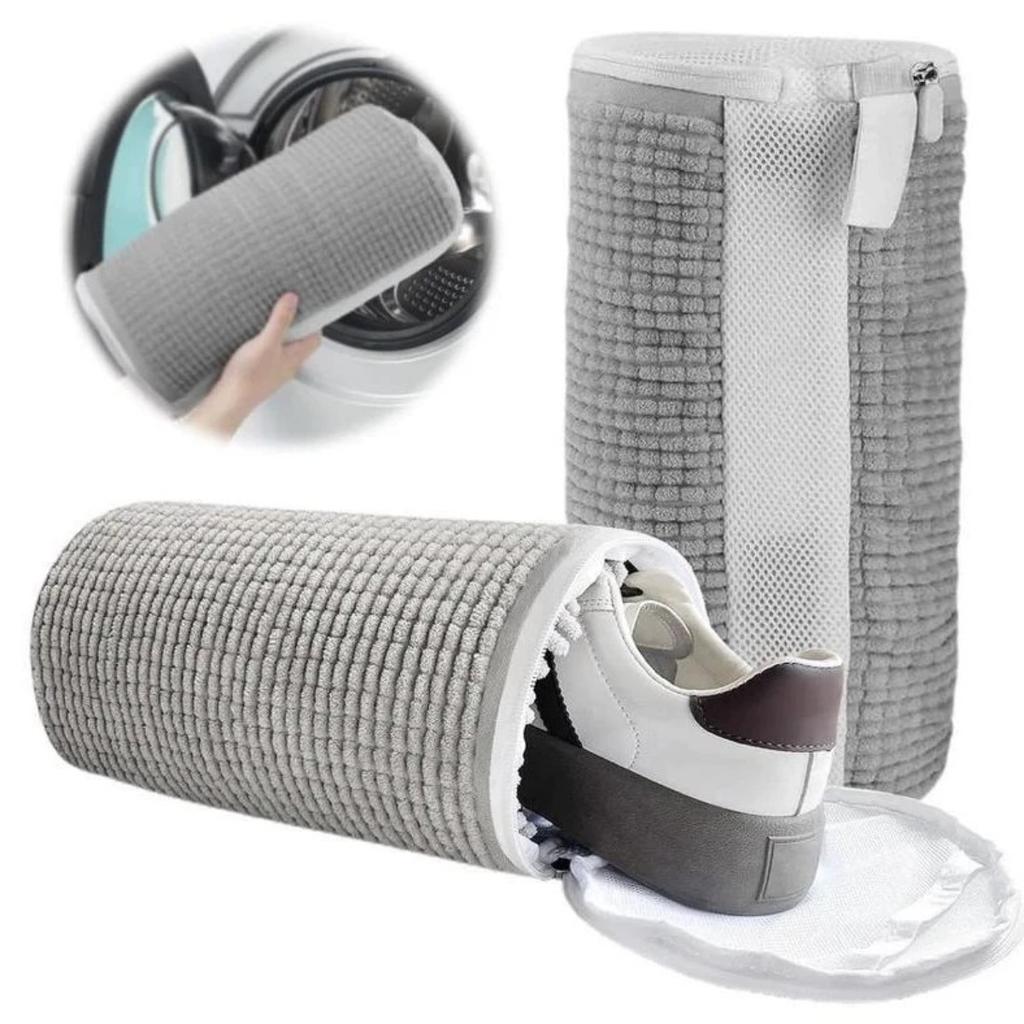 2 kusy Sáček na prádlo na boty do pračky a sušičky, Síťka na praní obuvi, Sáček na čištění obuvi do pračky, Opakovaně použitelný sáček na praní obuvi