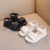 Summer New Style Children's Sandals, Fashionable Flat Sole Girls' Shoes, New Arrival for Big Kids' Student Shoes, Little Girls' Beach Shoes