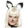 Smiffys Womens/Ladies Two Tone Cat Ears Costume Headband