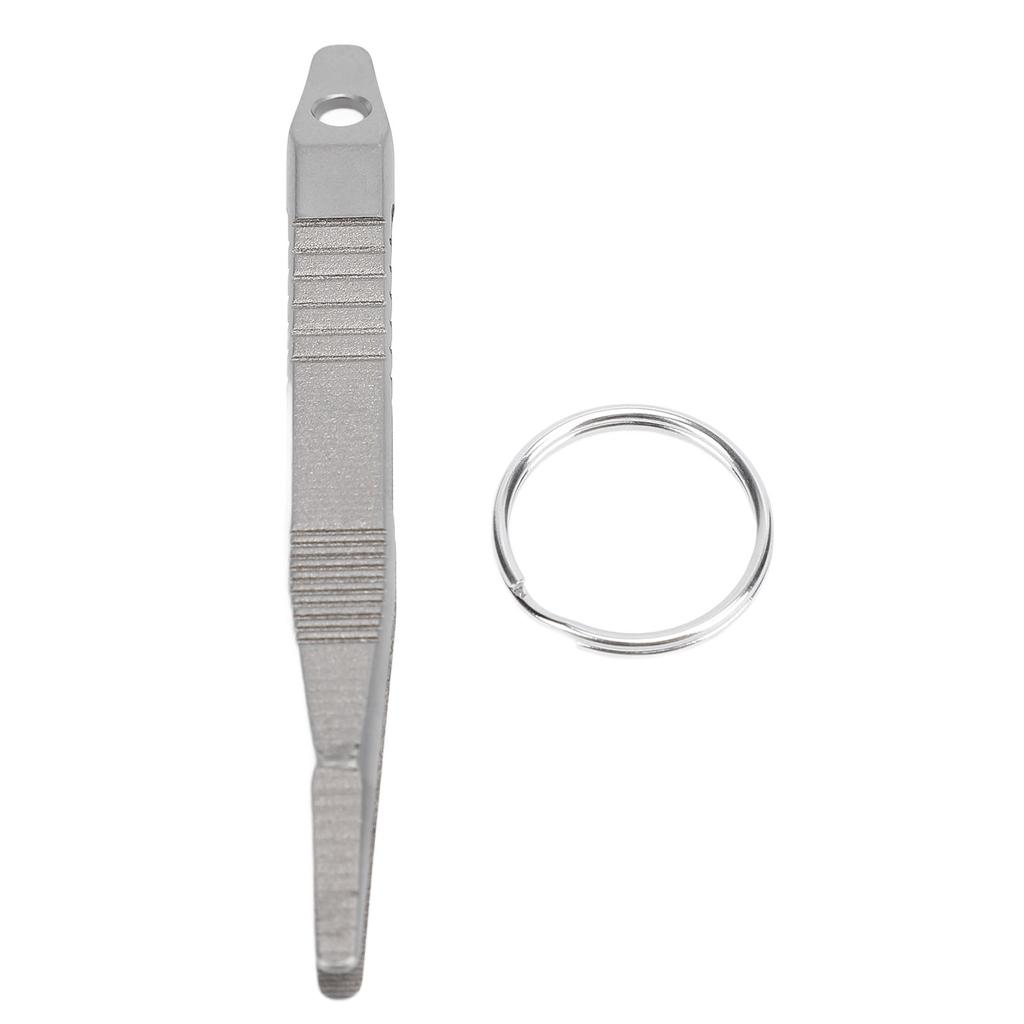 Tragbare Pinzette EDC Mini Schlüsselanhänger Pinzette Tragbare TC4 Kleine Pinzette Outdoor Gadget Mini Werkzeug